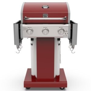 Kenmore 3-Burner Propane Gas Grill with Foldable Side Tables