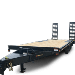 24,000 lb GVWR Deckover Equipment Float Trailer – Heavy-Duty Tandem Dual Axle